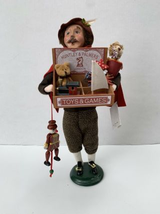 Byers Choice The Cries Of London 1992 Man Toys Toy Vendor The Carolers