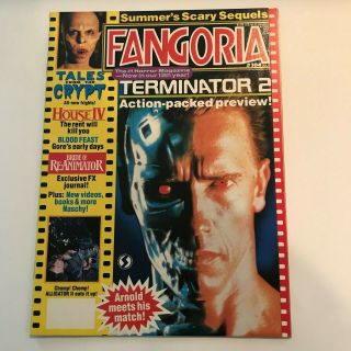 Horror Fangoria 104 Terminator 2 Arnold Tales From Crypt Bride Of Re - Animator H
