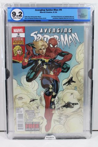 Avenging Spider - Man 9 Egs 9.  2 1st App Of Carol Danvers As Captain Marvel Cgc