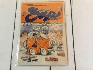 Zap Comix 1 (1968,  Apex Novelties) Robert Crumb Rare 2nd Print