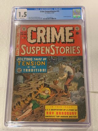 Crime Suspenstories 15 Ec Comics 1953 Cgc 1.  5 Old Witch