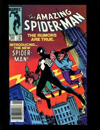 Spider - Man 252 (news) Nm - 1st Black Costume (venom) Black Cat Avengers