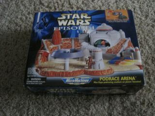 Star Wars Micro Machines Episode 1 Podracer Arena Galoob Vintage 1998 Nib