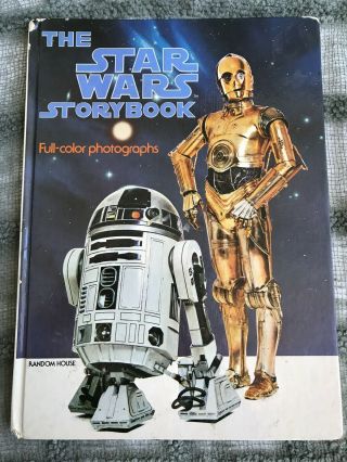Vintage 1978 The Star Wars Storybook Hardback Book With Full - Color Photographs