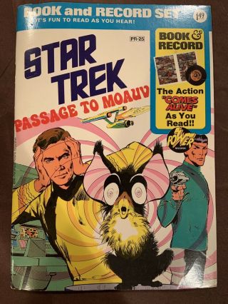 Star Trek Passage To Moauv Book & Record Set