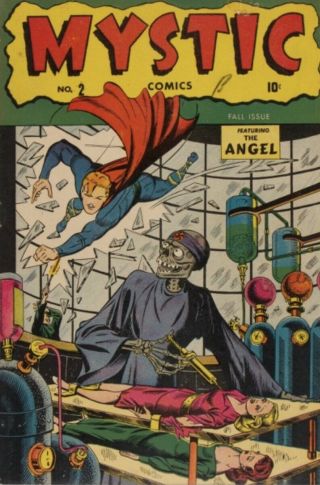 Mystic Comics 2 Golden Age 1944 Syd Shores Al Bellman Timely Rare Bondage