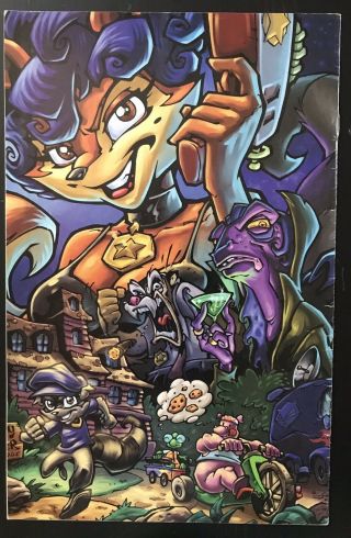 The Adventures of Sly Cooper 1 first printing 2004 Promotional Comic Book 2