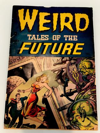 1952 Weird Tales Of The Future Issue 1 Rare Comic By S.  P.  M Publications