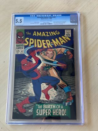 Spiderman 42 Cgc 5.  5.  Mary Jane Watsons Face Reveal