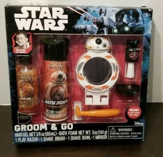 Disney Star Wars Groom And Go 5 Piece Grooming Kit For Boys Teens In Package