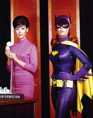 1968’s Batman Yvonne Craig As Librarian & Batgirl Color 8x10 Composite Portrait