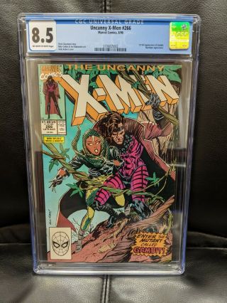 The Uncanny X - Men 266 - Cgc 8.  5 With Ow - W Pages.  1st Appearance Of Gambit