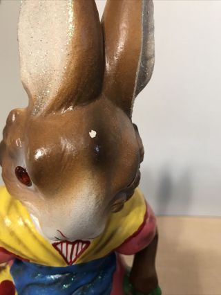 Radko Ino Schaller Momma Easter Rabbit Bunny Paper Mache German 10 