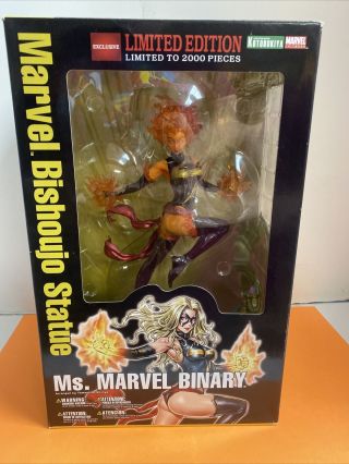 Ms.  Marvel Binary Statue Kotobukiya Marvel Bishoujo Limited Edition 2000