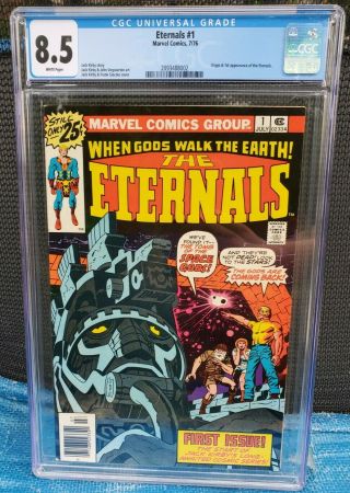 Eternals 1 Cgc 8.  5 (jul 1976) Marvel.  Origin And 1st App Of The Eternals