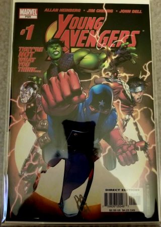Young Avengers 1,  Signed By Cheung,  1st Appearance Kate Bishop,  1st Print,  Nm,