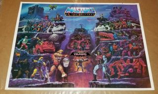 Masters Of The Universe Evil Horde Poster He - Man 1985