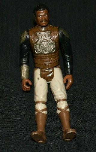 Vintage Star Wars Rotj Lando Calrissian Skiff Action Figure 1983 3.  75 " - Kenner