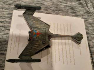 2009 Hallmark Keepsake Star Trek Klingon Battle Cruiser Ornament Magic Light Rad