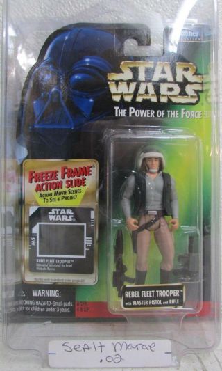Kenner Hasbro Star Wars Power Of The Force Freeze Frame Rebel Fleet Trooper Sw4