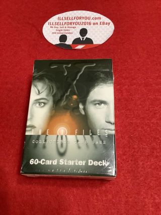 The X Files Collectible Card Game 60 Card Starter Deck And X - Files