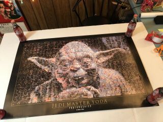 Jedi Master Yoda Photomosaic Poster 24”x36” 1997
