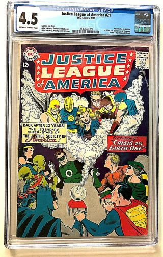 Justice League Of America 21 Cgc 4.  5