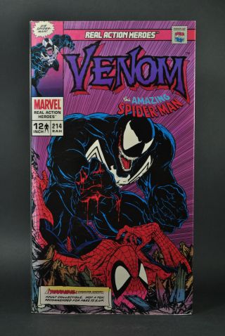 Mib,  Medicom Toy Rah Marvel The Spider - Man Venom Comic Ver.  Figure 12 "