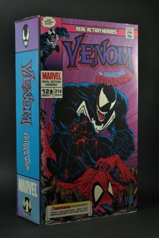MIB,  Medicom Toy RAH MARVEL The Spider - Man VENOM Comic Ver.  figure 12 