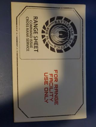 Loot Crate Exclusive Battlestar Galactica With Envelope & 2 Range Sheet