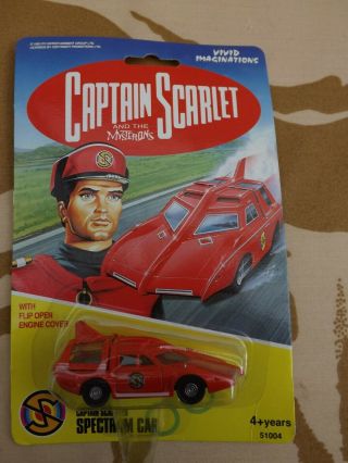 Captain Scarlet Die - Cast Spectrum Car Moc Vivid Imaginations 1993