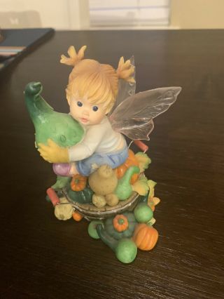 My Little Kitchen Fairies Gourd Fairie Figurine Enesco Angel Girl Fairy