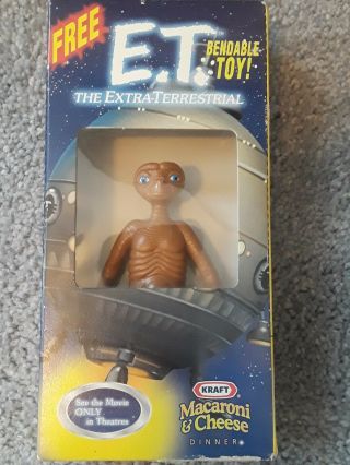 E.  T.  The Extra - Terrestrial - Bendable Toy - Kraft Macaroni & Cheese Dinner