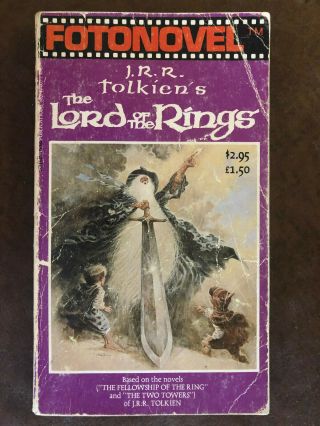 J.  R.  R.  Tolkien The Lord Of The Rings Fotonovel 1st 1979 Animated Movie Hobbit