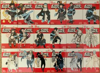 Kodansha: Fire Force Manga Volumes 1 - 18 (english)