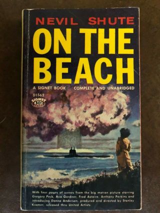 Nevil Shute On The Beach 1960 Gregory Peck Fred Astaire Movie Great Cover Art