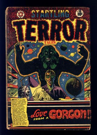 Startling Terror Tales 13 Gdvg L.  B.  Cole Cover,  Gorgon By Disbrow,  Jo - Jo