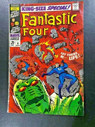 Fantastic Four Annual 6 1st Annihilus 1st Franklin Richards Raw Key See Pix Wow