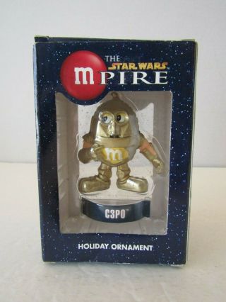 2005 The Star Wars Mpire M&m Holiday Ornament C3po
