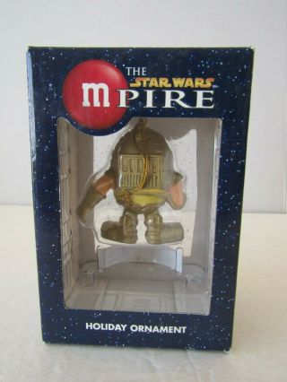 2005 THE STAR WARS MPIRE M&M HOLIDAY ORNAMENT C3PO 3
