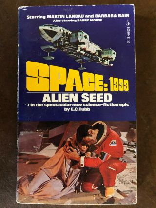 Space: 1999 7 Alien Seed 1976 E.  C.  Tubb Martin Landau Barbara Bain Photos