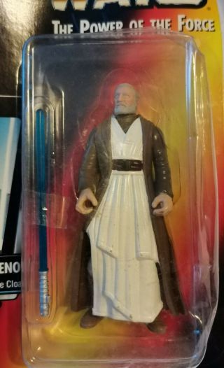 Star Wars Power Of The Force Ben (obi - Wan) Kenobi Action Figure Kenner 1995