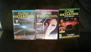 Vintage 1977 Close Encounters Of The Third Kind Official Poster Monthly No.  1 - 3