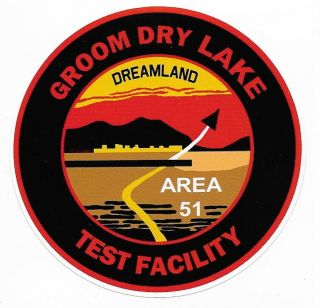 " Official " Area 51/groom Lake Sticker
