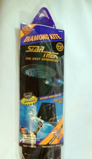 Spectra Star Trek The Next Generation 24 " Diamond Kite With Handle & Line Nip