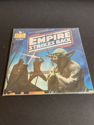 The Empire Strikes Back - Star Wars 24 Page Read Along Book & Record 33 1/3 Rpm