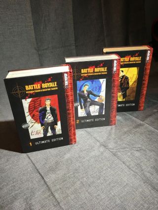 Battle Royale Ultimate Edition Vol.  1,  2,  3 (hardcover) Manga Book In English
