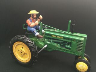 John Deere Tractor,  Model " B " Wind Up,  Franklin Classic Tin Collectibles