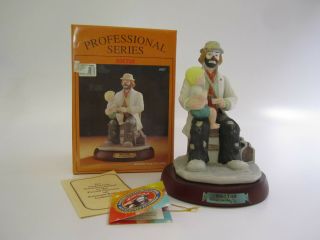 Emmett Kelly Jr Doctor Clown Figurine Professional Series 9587 W/ Box