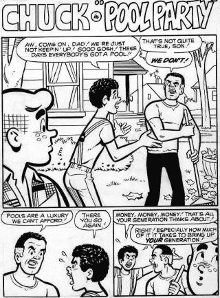 Dan Decarlo Archie Complete 6 Page Story Art